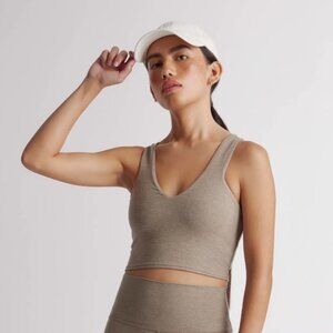 Quince Ultra Soft V Neck Cropped tank
